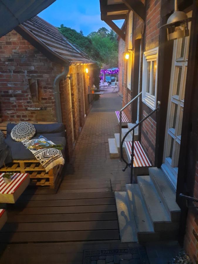 Altstadtcafe Und Pension ハーフェルベルク エクステリア 写真